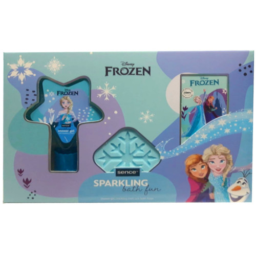 Disney Frozen Dárková kazeta 3ks koupel. pěna + sůl + bomba