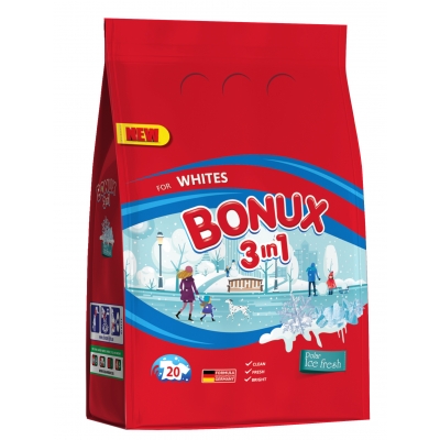 Bonux prací prášek 1,5kg White Polar Ice Fresh
