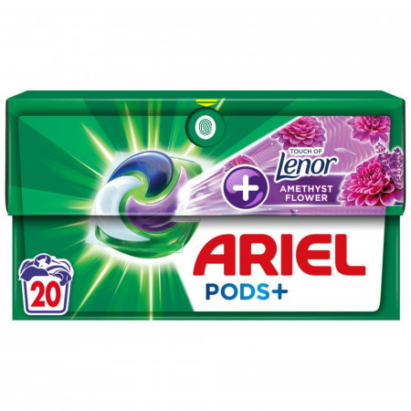 chi tiết Ariel kapsle na praní 20pd/kra Lenor Fresh Air Amethyst Flower