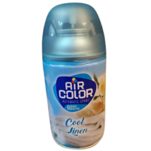 Air Color 250ml Osvěžovač vzduchu náplň Cool Linen