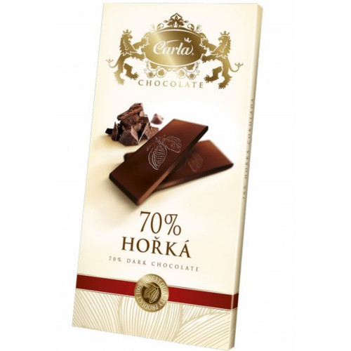 Carla 80g Hořká čokoláda 70% -