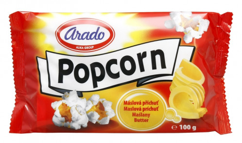 ARADO popcorn 100g máslový