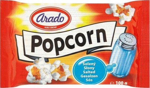 ARADO popcorn 100g slaný