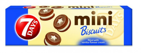 7days mini biscuits 100g vanilka