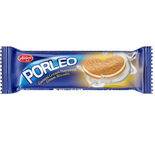Aldiva Porleo 56g sušenky - Custard Golden Vanilla (24)