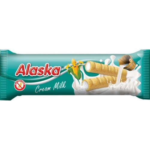 Alaska kukuřičné trubičky 18g mléčné