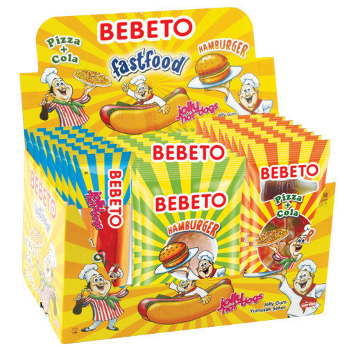 Bebeto fastfood 30g želé (24)
