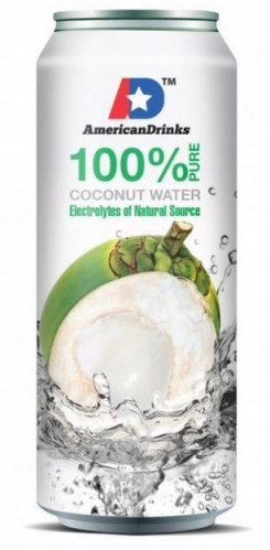 American Drinks 100% Kokosová voda 500ml