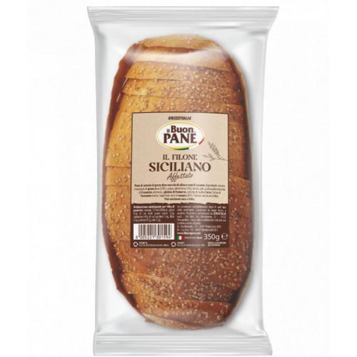 Buon Pane Chléb 350g - Siciliano (bílý pšeničný chléb s sezamovými semínky)