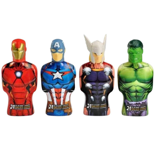Avengers 3D figurka Mix 2v1 šampon a pěna do koupele 350ml