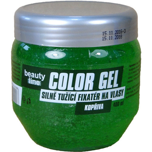 Beauty line gel na vlasy 400ml kopřiva zelený