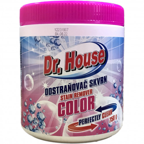 Dr. House odstraňovač skvrn 750g sypký písek Color