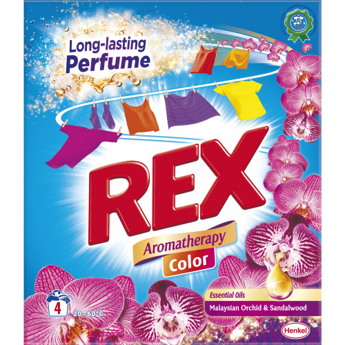 Rex prací prášek 260g / 240g Malaysian Orchid Color