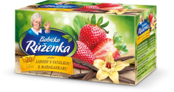 Babička růženka čaj jahody s vanilkou 40g (24)