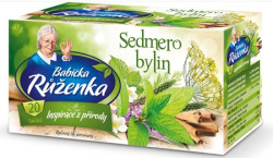 Babička růženka čaj sedmero bylin s žešenem 40g (24)