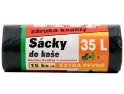 Worki LDPE 35l 15ks sáčky na odpadky