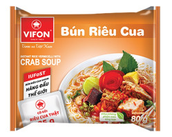 Vifon 80g instantní nudle krabí (BUN RIEU CUA)