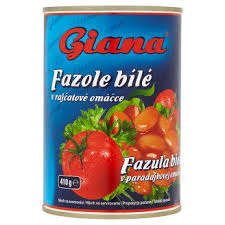 Giana fazole 425ml EO v tomatové omáčce