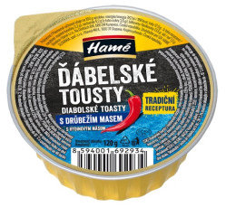 HAMÉ paštika 120g - Ďábelské tousty s drůbežím masem (16)