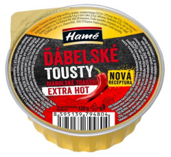 HAMÉ paštika 120g - Ďábelské tousty ex. hot /chilli hot