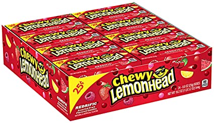 chi tiết Chewy Lemonhead Redrific 23g bonbon