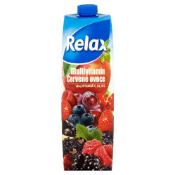 RELAX džus 1L Multivitamin červené ovoce (12)