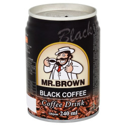 Mr. Brown ledová káva 240ml Black Coffee (24)