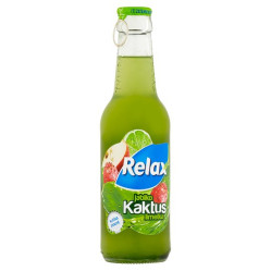 RELAX víčko 0,25l sklo Kaktus ovocný nápoj (24)