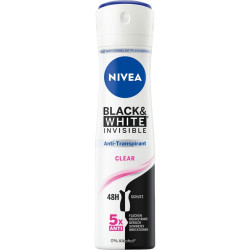 Nivea deosprej 150ml Invisible Black & White Anti-Transpirant Clear