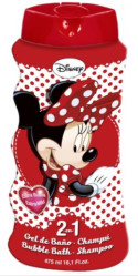 Dětský šampon a pěna do koupele 2v1 475ml Minnie