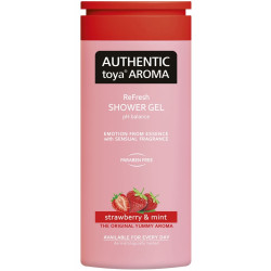 Authentic 400ml sprchový gel a šampon dámský Strawberry & Mint