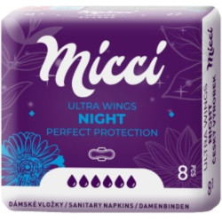 Micci night ultra wings vložky 8ks