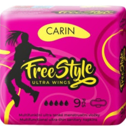 Carine Free Style ultra wings 9ks vložky