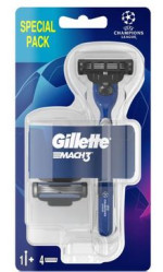 Gillette mach3 Champion (strojek + 5hlav./bli)