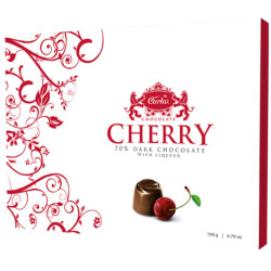 Carla Cherry v hořké čokoládě 70% 190g (10)