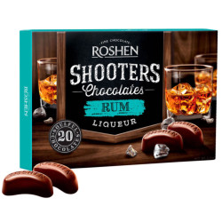 Roshen bonboniéra 150g Shooters Rum (10)