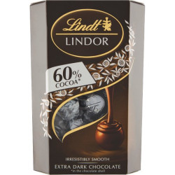 Lindor 200g extra dark 70% černá bonboniera (8)