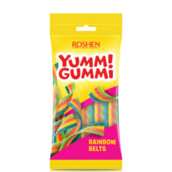 Roshen Yumm Gummi 70g - Rainbow belts kyselé pásky