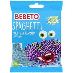 Bebeto Pendreky 80g (Spaghetti) - Raspberry Sour