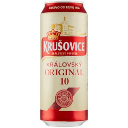 Krušovice Královská 10 plech 500ml (24)