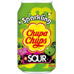 Chupa Chups 345ml plech - Green Apple sour (24)