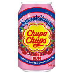 Chupa Chups 345ml plech - Cherry Bubblegum Sparkling (24)