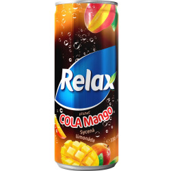 RELAX plech 0,33l Cola Mango (12)