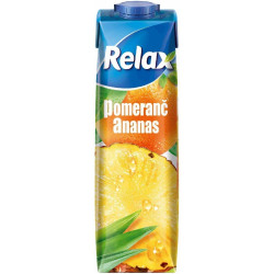 RELAX džus 1L Pomeranč Ananas (12)