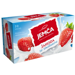 Jemča čaj zelený Jahoda se smetanou 40g (20)