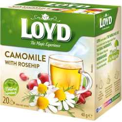 Loyd čaj camomile rose hip 40g (heřmánek a šípek) (10)