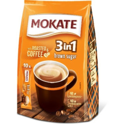 Mokate 3in1 10 x 17g Brown Sugar (10)