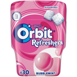 Orbit refreshers 30 žvýkaček v doze 67g Bubblemint (6)