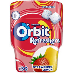 Orbit refreshers 30 žvýkaček v doze 67g Strawberry Lemon