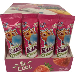 Sweetex Bubble Cream Variety žvýkačky 22g Strawberry (20)